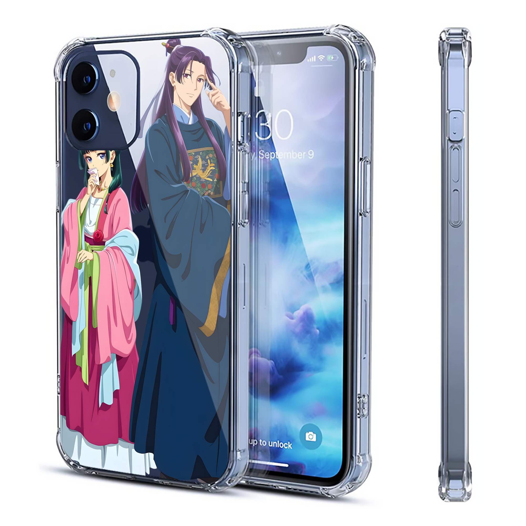 （画像用） 薬屋のひとりごと The Apothecary Diaries 【iPhone 12シリーズ対応】透明スマホケース（クリアソフトケース）
